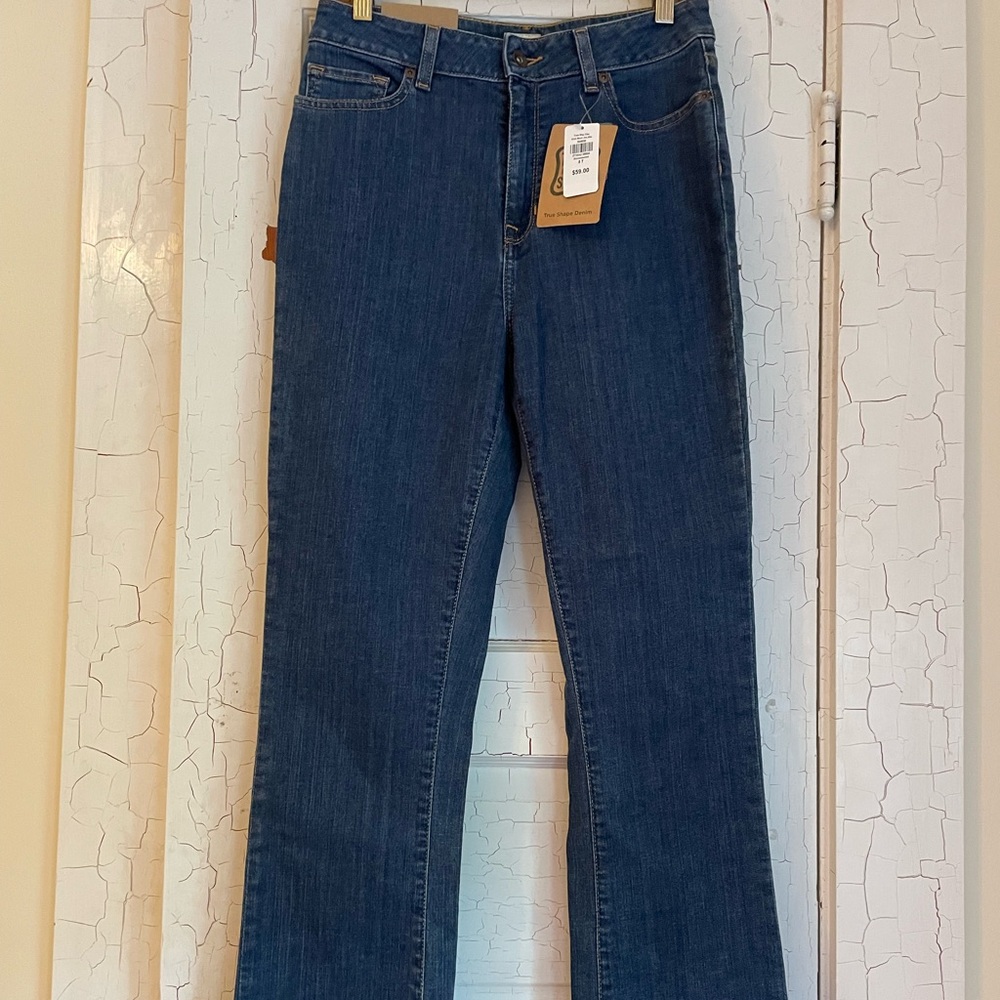 L.L. Bean Classic Boot Cut Jeans in the color “Stonewashed”. New with tags!